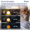 Simulated Sunrise And Sunset Wake-up Light